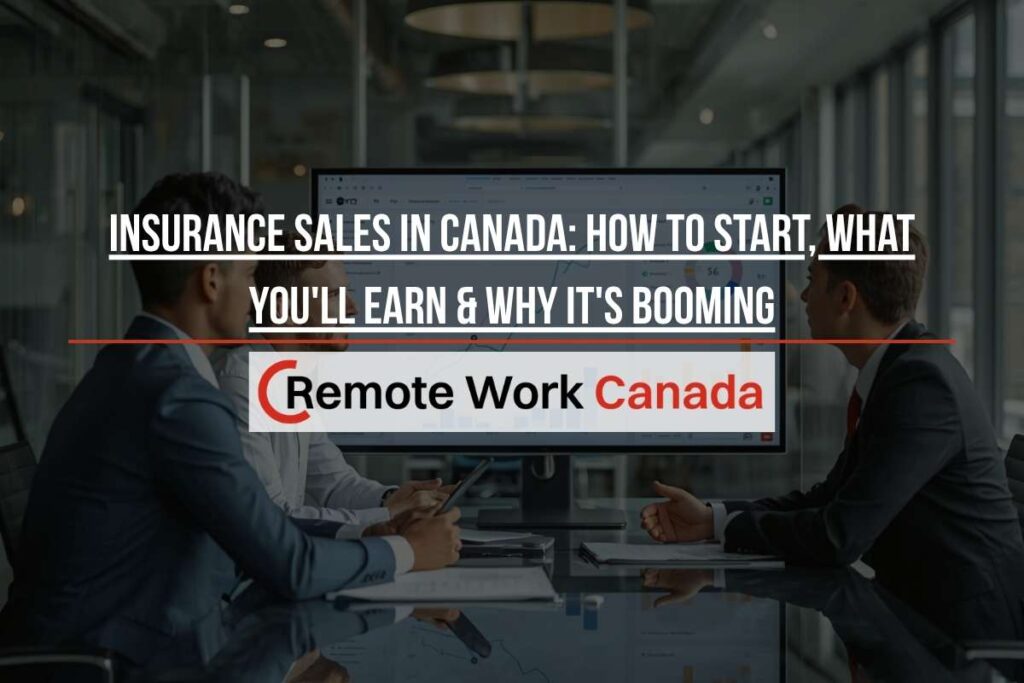 insurance sales career canada