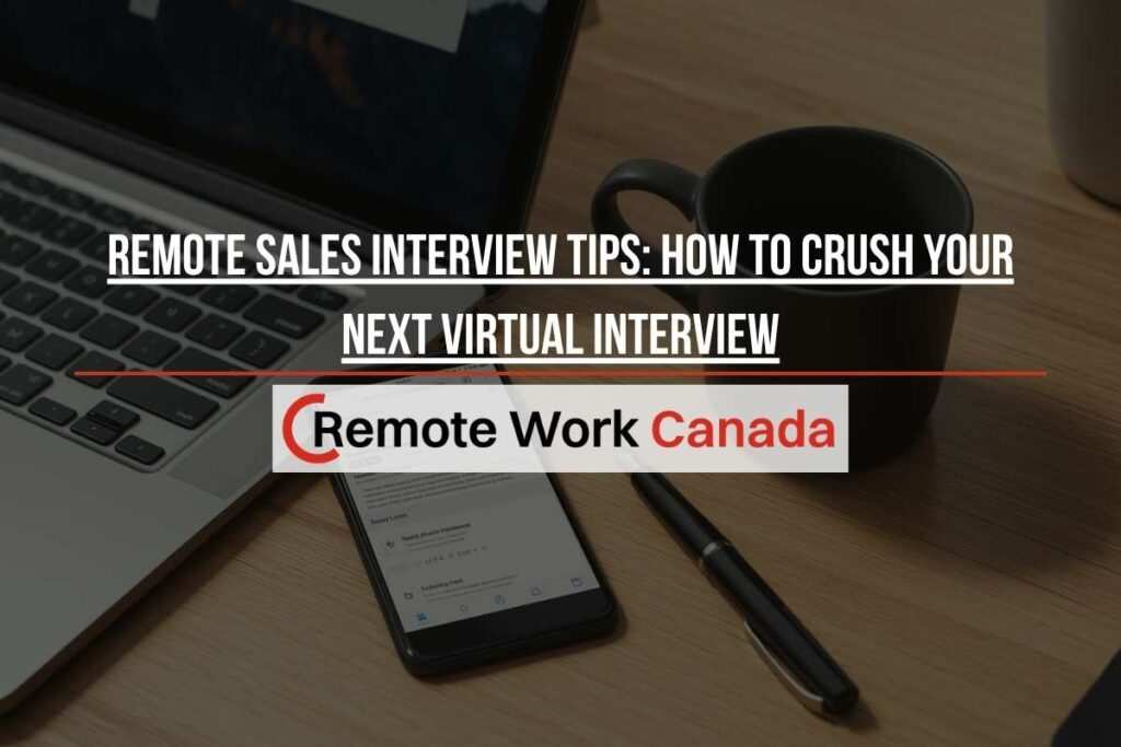 sales interview tips remote