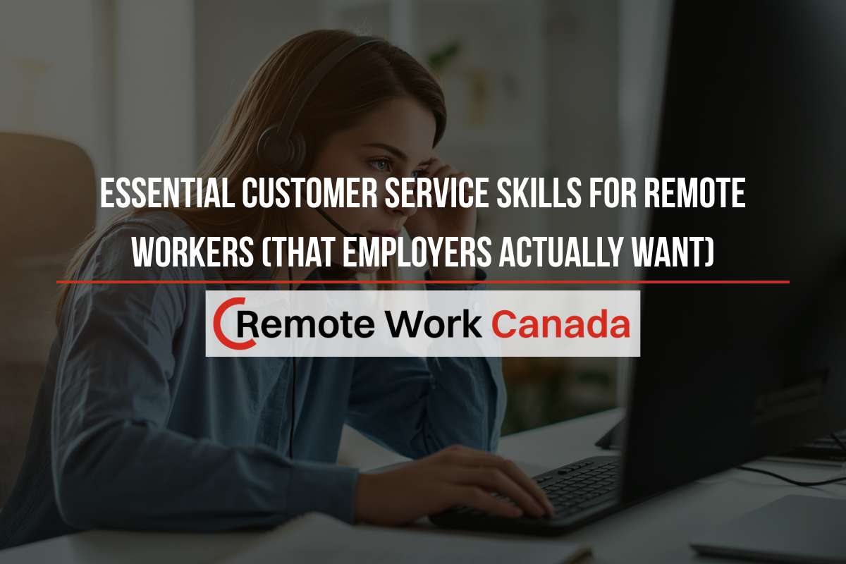 customer service skills remote work
