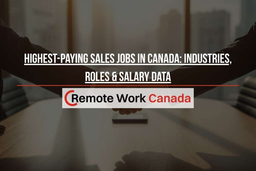 highest paying sales jobs canada