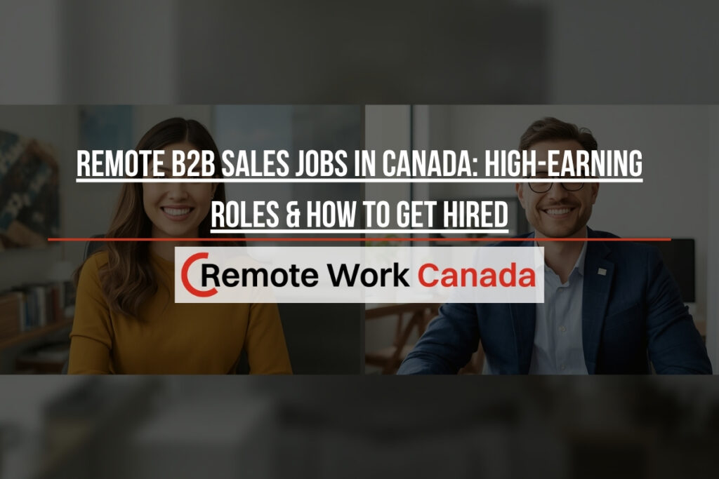 B2B sales jobs remote canada