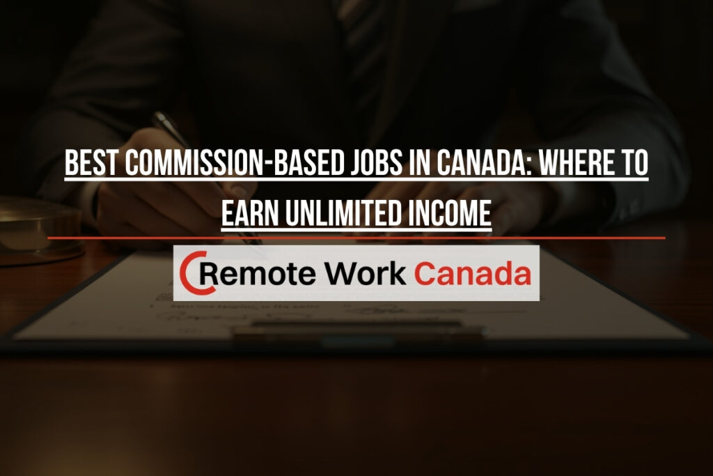 commission based jobs canada